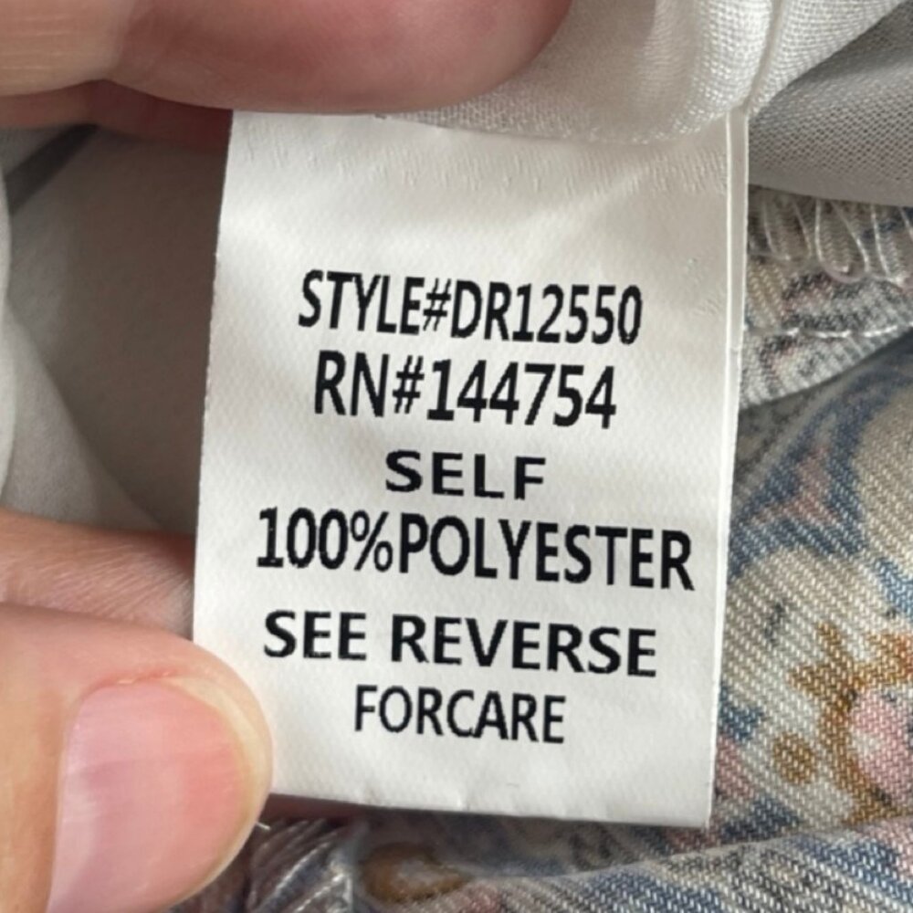 DAVI & DANI | Women's Boho Lace Trim Short Sleeve V-Neck Lined Romper | Size L - Picture 11 of 14